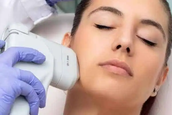 HIFU - Breakthrough in Anti - ageing 1 Image of woman having HIFU Brentford treatment