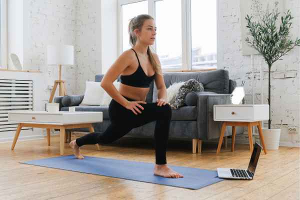 Woman exercising confidently after femiwand treatment Brentford